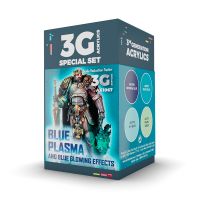 Набор красок AK Interactive Wargame Color: Blue Plasma and Glowing Effects