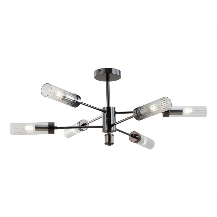 Потолочная люстра iLamp Evolution 15609-6 AN+CL