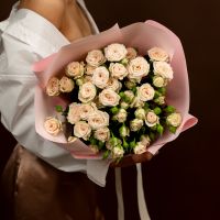 9 кустовых роз сорт Таня