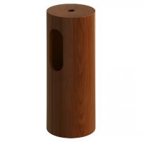 Напольная раковина Sole Corian 40x13 см, деревянный пьедестал схема 4