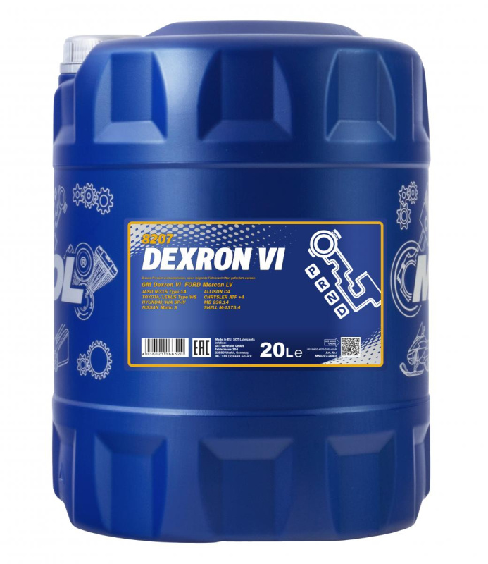 Mannol ATF Dexron VI, 20л