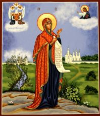 Боголюбская икона Божией Матери (UV-печать)(10163)