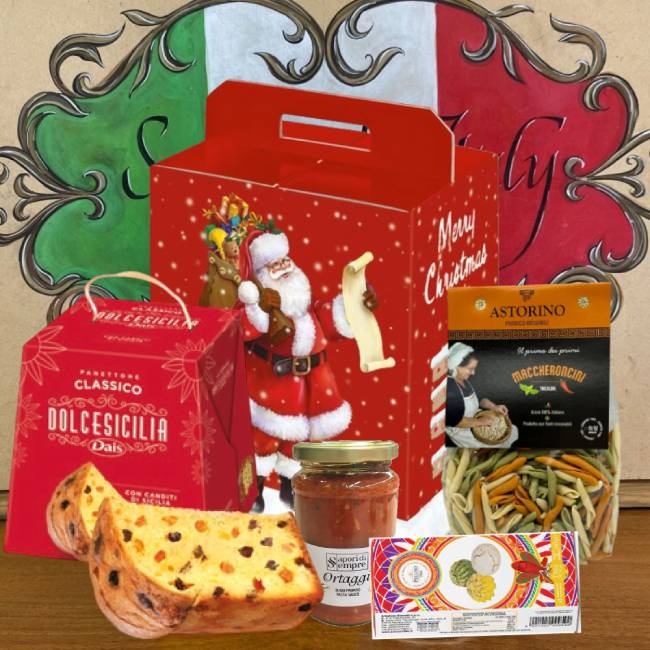 Корпоративный подарок Панеттоне и Паста