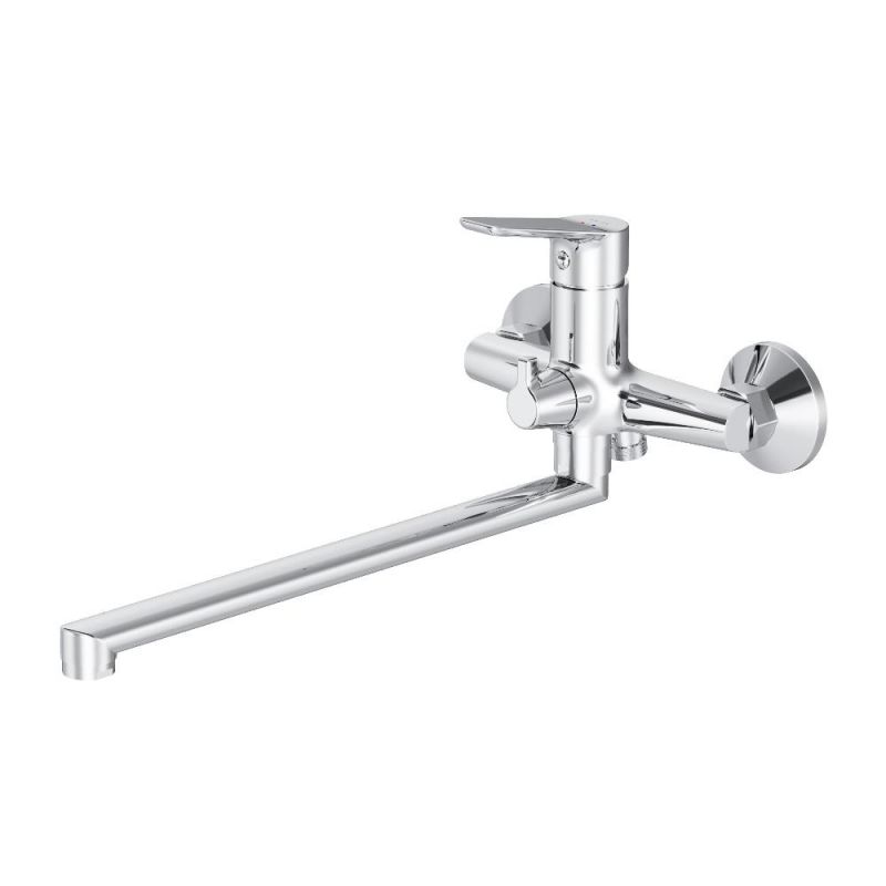 Смеситель для ванны и душа с длинным изливом AM.PM Crave F9C90200, хром