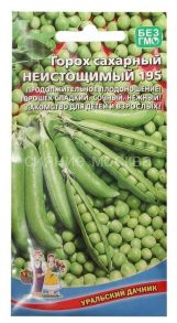 Горох Неистощимый 195 сахарный, 8 г (Уральский Дачник)