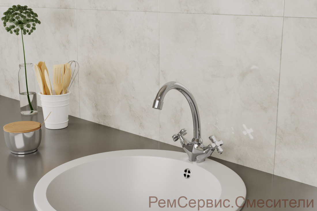Смеситель для кухонной мойки RUSH Sakhalin (SA5350-22)