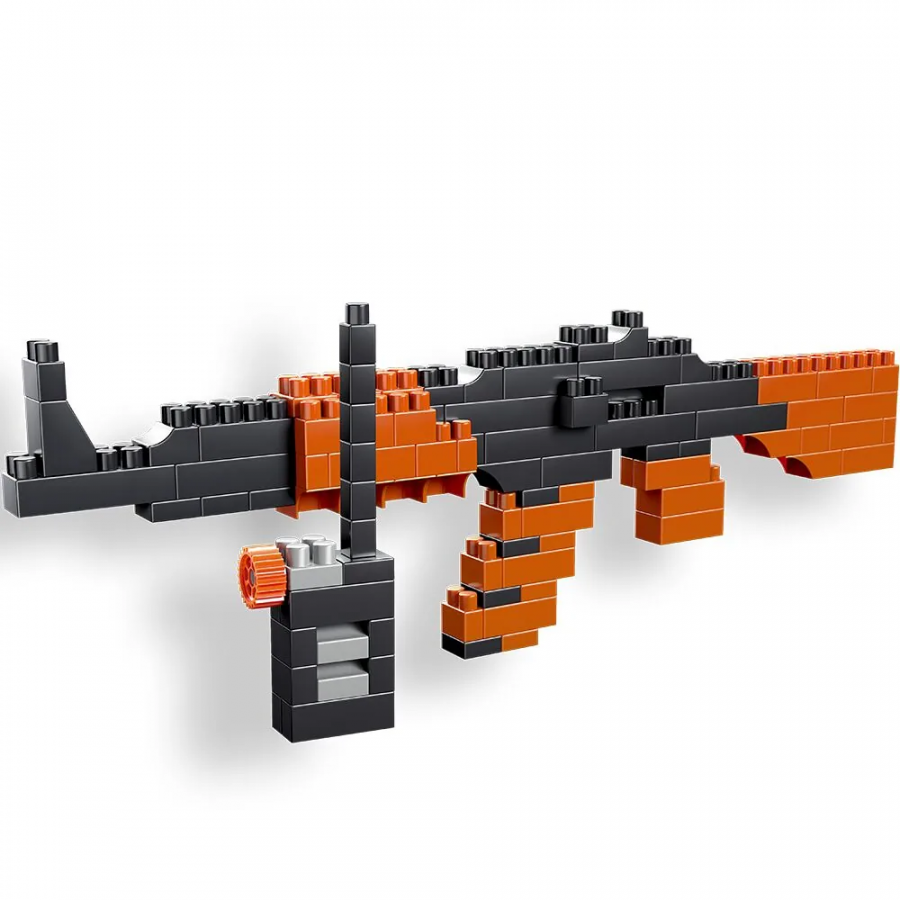 Автомат АК-47 и портативная рация