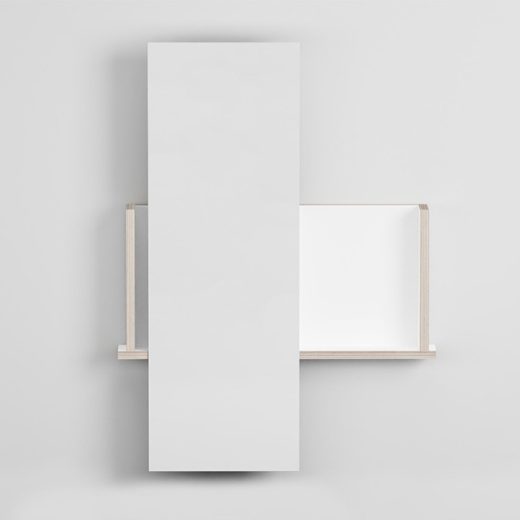 Изображение Зеркало настенное Cielo Theo прямоугольное Fenix THSPR 100х74х12,5 см