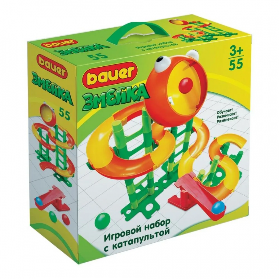 Конструктор "Змейка" 55 деталей