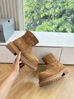 Ботинки Balenciaga с мехом Premium