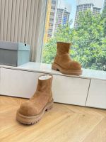 Ботинки Balenciaga с мехом Premium