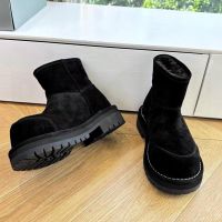 Ботинки Balenciaga с мехом Premium