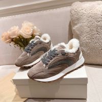 Кроссовки Brunello Cucinelli с мехом Premium