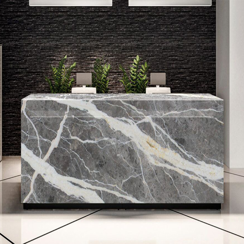 Стойки ресепшн из мрамора