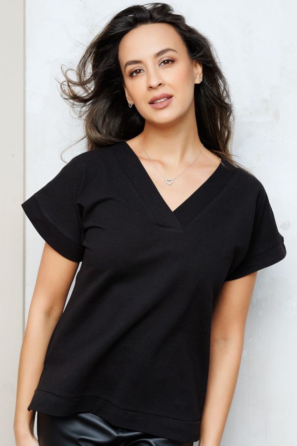 Футболка трикотажная 034 [черный]