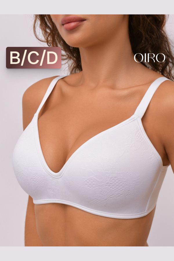 Бюстгальтер формованный OIRO без косточек Snowdrop 1317007 [белый]
