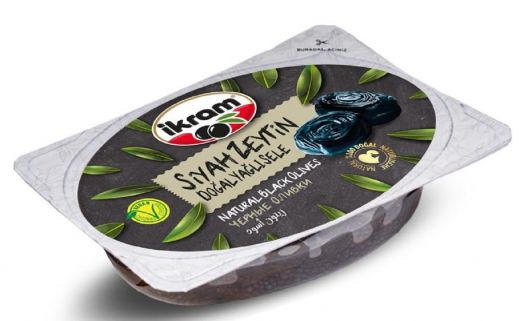 Оливки (Маслины) черные с косточкой Турция, 100гр