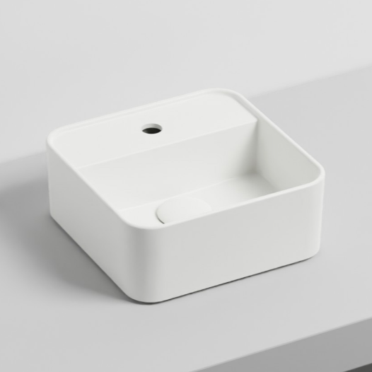 Накладная квадратная раковина Cielo Les Petites LPLAQ/LPLAQSF 28х28х11,5 см цена от 37 144 ₽ Фото Накладная квадратная раковина Cielo Les Petites LPLAQ/LPLAQSF 28х28х11,5 см