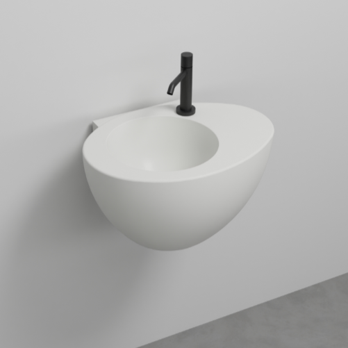 Изображение Раковина подвесная Cielo Le Giare LGLS56TR/LGLS56TRSF с переливом 56х45х35 см