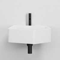 Раковина подвесная Cielo Kanto 55х40х16 см арт. KALS/KALSSF без перелива схема 1