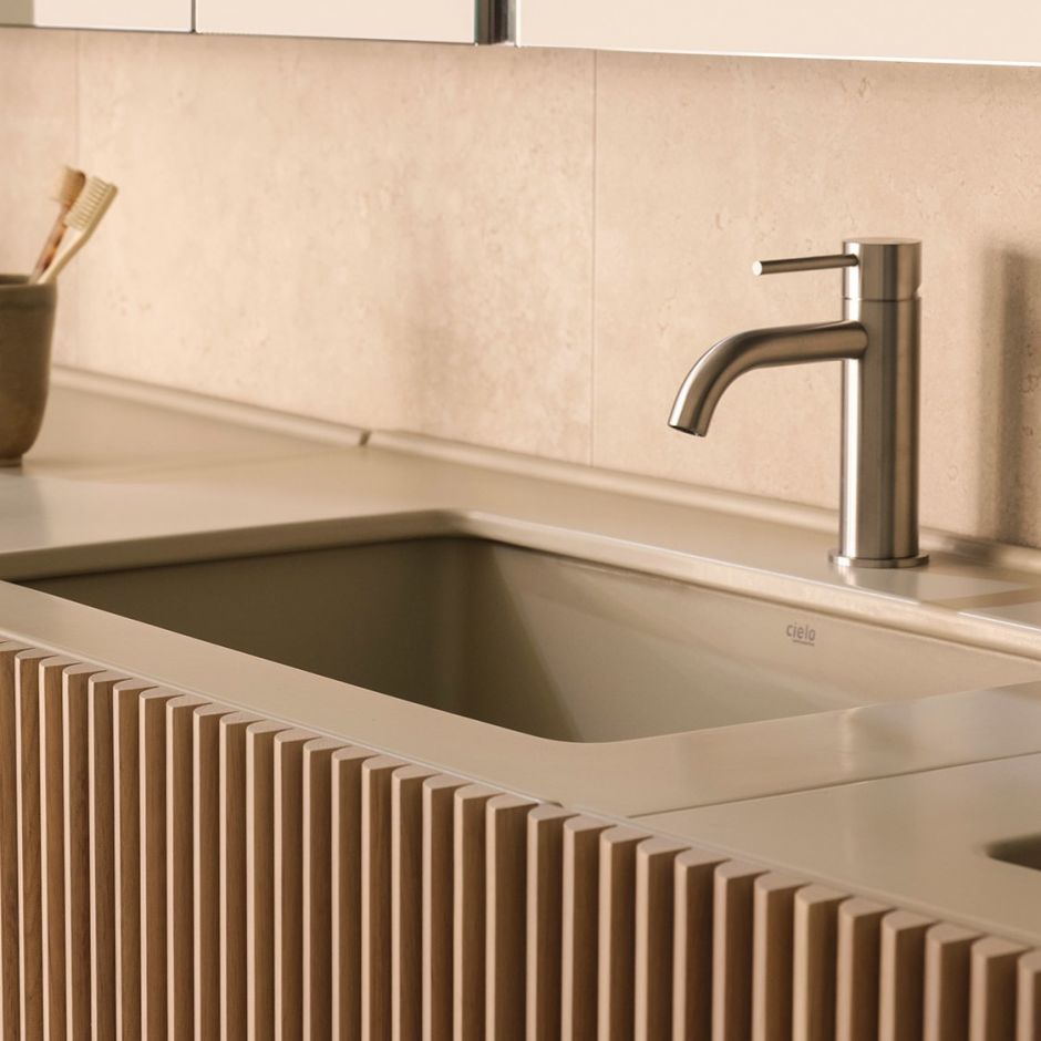 Раковина встроенная с переливом Cielo Filo FILASPR58 58x35x15 см