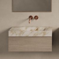 Раковина Dea Design Marble Taranto DD1515 800 80x42,8xh10 см накладная из натурального мрамора схема 1