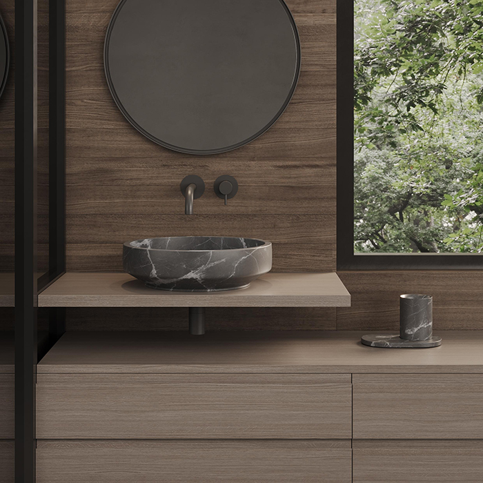 Раковина настольная Dea Design Marble Bologna DD1514 450 45x45xh12,4 см