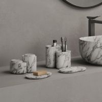 Стакан настольный Dea Design Marble MIA fagiolo DD1650 110х90хh120 мм схема 1