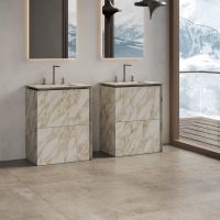 Прямоуголная мраморная раковина Dea Design Marble Bari DD1549 700 70x45xh90 см схема 1