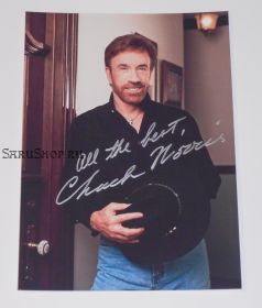 Автограф: Чак Норрис