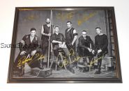 Автографы: Rammstein. Т.Линдеманн, Р.Круспе, П.Ландерс, о.Ридель, К.Шнайдер, К.Лоренц