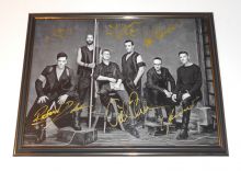 Автографы: Rammstein. Т.Линдеманн, Р.Круспе, П.Ландерс, о.Ридель, К.Шнайдер, К.Лоренц