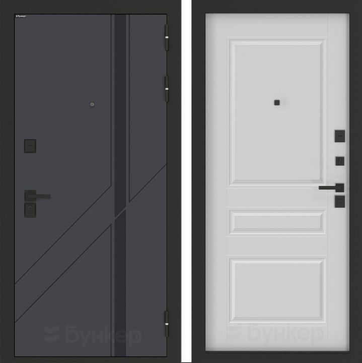Входная дверь Бункер BN-12 - 03 Белый софт