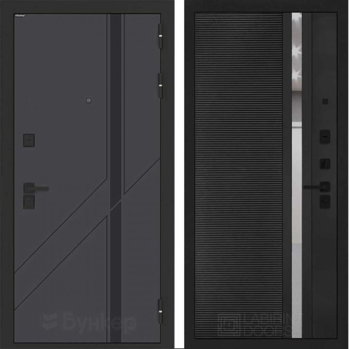 Входная дверь Бункер BN-12 - 31 Черный кварц