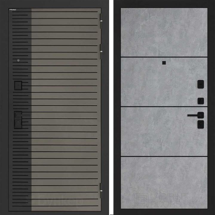 Входная дверь Бункер BN-15 - 25 Бетон светлый