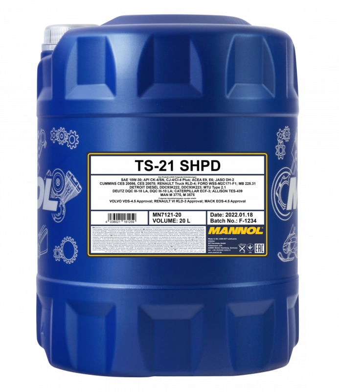 Mannol TS-21 SHPD 10W-30, 20л