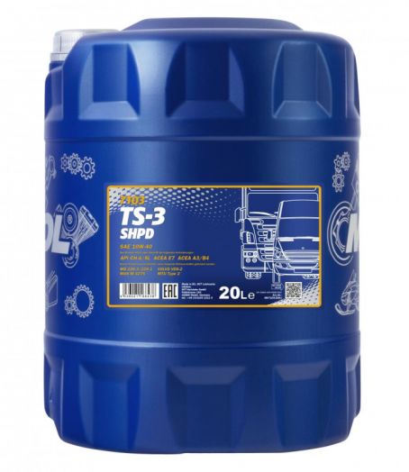 Mannol TS-3 Extra UHPD 10W-40, 20л