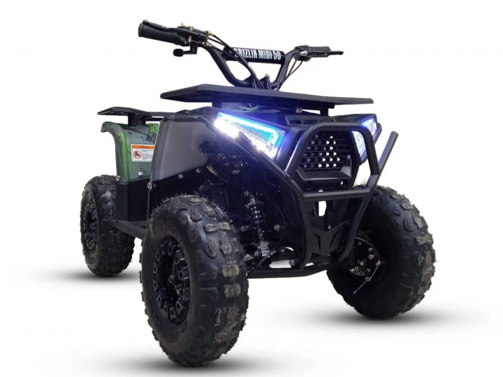 Детский бензиновый квадроцикл MOTAX GRIZLIK MIDI PS BW с Механическим стартером