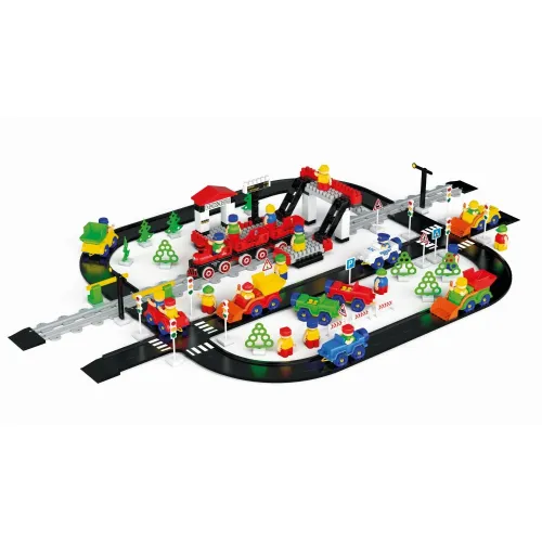 Набор Курс правил Дорожного движения  "Автодорога и ПДД для детей"