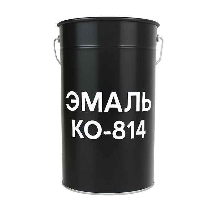 Эмаль КО-814 ООО НПФ Эмаль серебристая, 2.4кг.