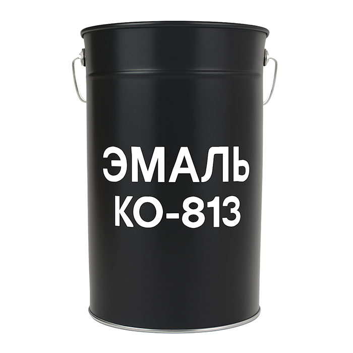 Эмаль КО-813 ООО НПФ Эмаль серебристая, 2.4кг.