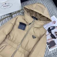 Пуховик PRADA Re-Nylon down женский