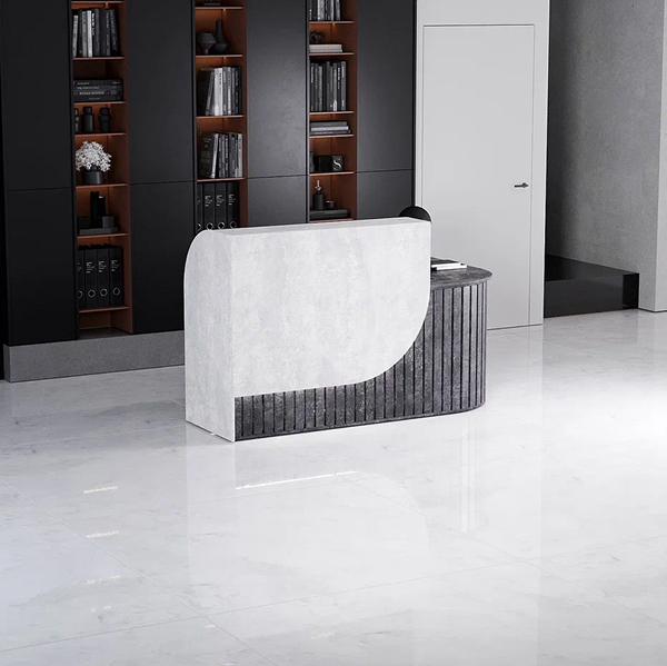 Ресепшн «Оазис» цемент светлый/цемент темный