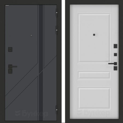 Входная дверь Бункер BN-12 - 03 Белый софт