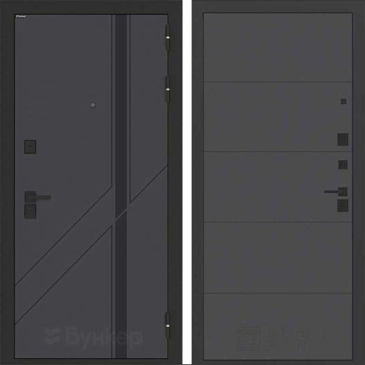 Входная дверь Бункер BN-12 - 13 Графит софт
