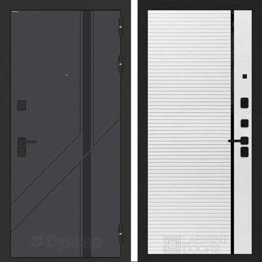 Входная дверь Бункер BN-12 - 22 Белый софт