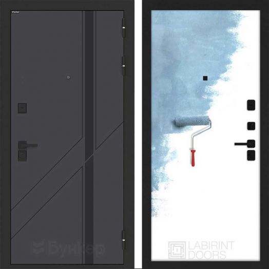 Входная дверь Бункер BN-12 - 28 Грунт под покраску