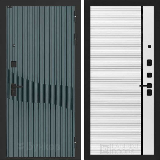 Входная дверь Бункер BN-13 - 22 Белый софт