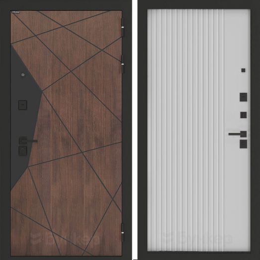 Входная дверь Бункер BN-14 - 29 Белый софт рельеф