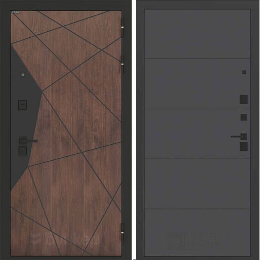 Входная дверь Бункер BN-14 - 13 Графит софт